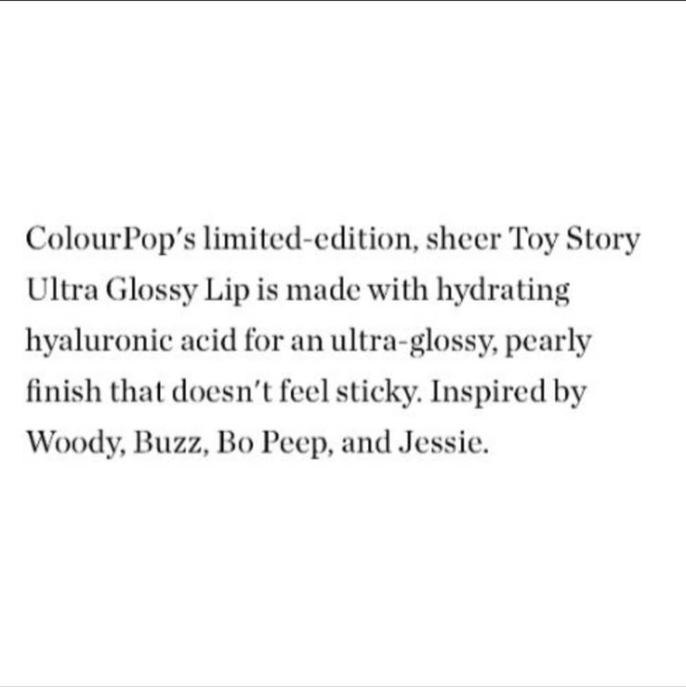 ColourPop Limited Edition Buzz Lightyear Ultra Glossy Lip Color: Buzzin' About - Picture 7 of 7